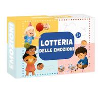 KANGUR Lotteria delle Emozioni Gioco ab 3 Anni con 24 Gettoni Educativo per Bambini Riconoscere Emozioni Osservazione Empatia Montessori Giocattolo Regalo per Asilo Gioco Pedagogico