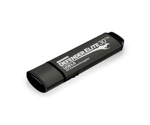 Kanguru Defender Elite30 - 32 GB Flash Drive con Crittografia Hardware - Interruttore di Protezione Scrittura Fisica - SuperSpeed USB 3.0