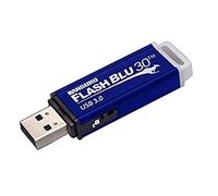 Kanguru FlashBlu30 - Chiavetta USB 3.0, 64 GB, colore: Blu