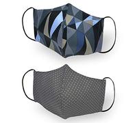 Kanguru Green Mask, Set 2 Pezzi, Mascherina Facciale, 100% Cotone, Lavabile, Riutilizzabile, Per Adulto - 20 Gr