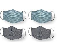 Kanguru Green Mask, set 2 pezzi, mascherina facciale, 100% cotone, lavabile, riutilizzabile, per adulto (Confezione da 2)