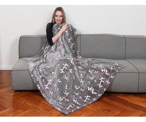 KANGURU Plaid Glow Butterflies