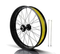 KANGXYSQ 20/26 X 4,0" Ruota Anteriore for Bici Da Neve Cerchio In Lega Di Alluminio Perno Passante Freno A Disco 15 X 135 Mm Ruote Anteriori Bici Da Neve E Spiaggia 36 Fori(20In Front Wheel)