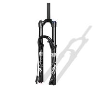 KANGXYSQ 26/27,5/29 Pollici Forcella A Sospensione Pneumatica VTT Corsa 140 Mm Forcelle Anteriori 1-1/8" Dritto/Conique Forcella Bici 9 X 100 Mm QR Freno A Disco Manuale/Remoto(Straight-Remote,26")