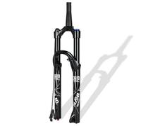 KANGXYSQ 26/27,5/29 Pollici Forcella A Sospensione Pneumatica VTT Corsa 140 Mm Forcelle Anteriori 1-1/8" Dritto/Conique Forcella Bici 9 X 100 Mm QR Freno A Disco Manuale/Remoto(Tapered-Remote,29")