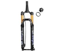 KANGXYSQ 26/27,5/29" VTT Forcella A Sospensione Pneumatica 120 Mm Corsa Tubo Conique 28,6 Mm Freno A Disco Forcelle Anteriori 15 X 100 Mm Perno Passante Manuale/Remoto Rebond Réglable(Remote,27.5")