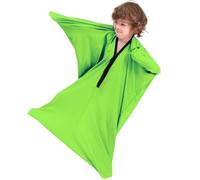 KANGXYSQ Sacco sensoriale per bambini, indossabile, coperta sensoriale, per rilassamento, antistress, calmante, lavabile in lavatrice, senza chiusure (verde, XL/XL)