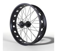 KANGXYSQ Set Di Ruote Fat Bike 20/24/26x4.0'' Freno A Disco Ruote Anteriori E Posteriori For Bici Da Spiaggia QR 135 Mm/195 Mm Mozzi 14G X 36H For 7-10 Velocità(Front,20'')