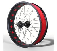 KANGXYSQ Set Di Ruote Fat Bike 20/24/26x4.0'' Freno A Disco Ruote Anteriori E Posteriori For Bici Da Spiaggia QR 135 Mm/195 Mm Mozzi 14G X 36H For 7-10 Velocità(Front,26'')