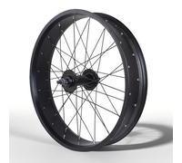 KANGXYSQ Set Di Ruote Fat Bike 20/24/26x4.0'' Freno A Disco Ruote Anteriori E Posteriori For Bici Da Spiaggia QR 135 Mm/195 Mm Mozzi 14G X 36H For 7-10 Velocità(Front A,24'')