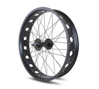 KANGXYSQ Set Di Ruote Fat Bikes 20/24/26x4.0'' Fronte Retro Ruota Anteriore For Bici Da Neve Lega Di Alluminio Sgancio Rapido 135 Mm/195 Mm Mozzo Anteriore 14 G(Front,20")