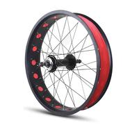 KANGXYSQ Set Di Ruote Fat Bikes 20/24/26x4.0'' Fronte Retro Ruota Anteriore For Bici Da Neve Lega Di Alluminio Sgancio Rapido 135 Mm/195 Mm Mozzo Anteriore 14 G(Rear,26")