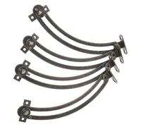 KANGYEBAIHUODIAN Adatto for 4 pezzi di cerniere a soffietto for mobili, chiusura ammortizzata, supporto for ante di mobili da cucina, elettrodomestici, cerniere for scatole di legno e gioielli.