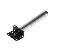 KANGYEBAIHUODIAN Adatto for chiudiporta automatico ignifugo 50 kg di sicurezza in metallo argento con viti abbinate ai colori estetica pratica durevole(Black)