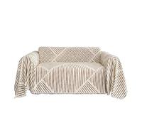 KANGYEBAIHUODIAN Adatto for coperte da divano in stile nordico, coperte da campeggio all'aperto, picnic, grandi coperte for il tempo libero, relax, telo da spiaggia, tappeto da viaggio bianco con napp
