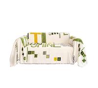 KANGYEBAIHUODIAN Adatto for coperte da divano in stile nordico, coperte da campeggio all'aperto, picnic, grandi coperte for il tempo libero, relax, telo da spiaggia, tappeto da viaggio bianco con napp