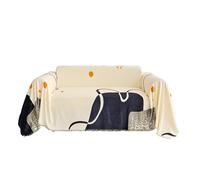 KANGYEBAIHUODIAN Adatto for coperte da divano in stile nordico, coperte da campeggio all'aperto, picnic, grandi coperte for il tempo libero, relax, telo da spiaggia, tappeto da viaggio bianco con napp