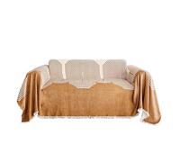 KANGYEBAIHUODIAN Adatto for coperte da divano in stile nordico, coperte da campeggio all'aperto, picnic, grandi coperte for il tempo libero, relax, telo da spiaggia, tappeto da viaggio bianco con napp