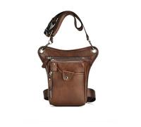 KANGYEBAIHUODIAN Adatto for marsupi impermeabili for gambe. Marsupio portatile a spalla Molle. Divertente marsupio for moto da trekking all'aria aperta (Color : Brown)