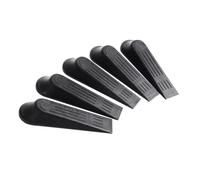 KANGYEBAIHUODIAN Set da 5 pezzi Tappi fermaporta in plastica Base antiscivolo Tamponi a cuneo con blocco durevole Tappo resistente di dimensioni compatte