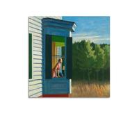 KANGZENG Edward Hopper Painter Works (Cape Cod Morning), poster artistico su tela, decorazione da parete, decorazione per la casa, 40 x 40 cm