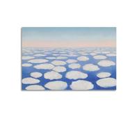 KANGZENG Georgia O'Keeffe Painter Works (Above The Clouds I), poster artistico da parete su tela, decorazione artistica da parete per soggiorno e camera da letto, 40 x 60 cm