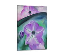 KANGZENG Georgia O'Keeffe Painter Works (Petunia No. 2) - Poster artistico da parete su tela, stampa artistica da parete per soggiorno, pareti, case, 40 x 60 cm
