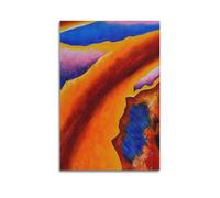 KANGZENG Georgia O'Keeffe Painter Works (solo uno) poster artistico da parete con stampe fotografiche, decorazione per la casa, 60 x 90 cm
