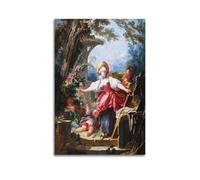 KANGZENG Jean-Honoré Fragonard Painter Works (Blind Man's Bluff), poster artistico da parete su tela, stampa artistica da parete per soggiorno, pareti, case, 60 x 90 cm