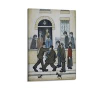 KANGZENG L. S. Lowry Painter Works (A Fight) Poster artistico da parete con stampe artistiche da parete per decorare la stanza e la casa, 30 x 45 cm