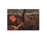 KANGZENG Paul Gauguin Painter Works (Il Cristo nel giardino degli ulivi) stampa artistica da parete o da appendere alla parete per la camera da letto, 30 x 45 cm
