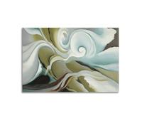 KANGZENG Poster artistico da appendere alla parete con Georgia O'Keeffe Painter Works (movimento), decorazione per camera da letto, 20 x 30 cm