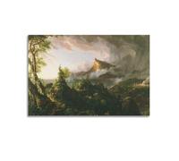 KANGZENG Poster artistico da appendere alla parete della camera da letto di Thomas Cole Painter Works (The Savage State), decorazione per la casa, 40 x 60 cm