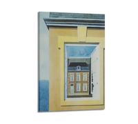 KANGZENG Rene Magritte Painter Works (In lode della dialettica), poster artistico da parete per camera da letto, decorazione per la casa, stampa su tela, 30 x 45 cm