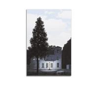KANGZENG Rene Magritte Painter Works (l'impero della luce), decorazione artistica da parete su tela, per soggiorno e camera da letto, 30 x 45 cm