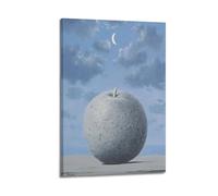 KANGZENG Rene Magritte Painter Works (souvenir da viaggi) poster artistico da parete per camera da letto, decorazione per la casa, stampa su tela, 50 x 75 cm