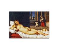 KANGZENG Stampa artistica artistica da parete con opere d'arte di Tiziano Venere di Urbino, idea estetica per stanza, 30 x 45 cm
