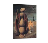 KANGZENG Stampa artistica da parete su tela, motivo: Rene Magritte Painter Works (I diritti dell'uomo), decorazione da parete per camera da letto, moderna, 40 x 60 cm