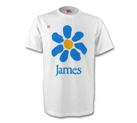 KANGZU James t Shirt Band Indie Band Come Home Tim Booth Sit Down Fruit of Loom t s White White M