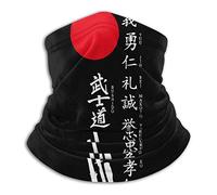 Kanji Giapponese Samurai Bushido.JPG Scaldacollo Scaldacollo Donna Uomo Sciarpa Antivento UV Gratuita per Gli Sport Invernali All'Aperto