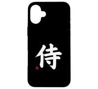 Kanji guerriero nel simbolo della lettera giapponese (sulla parte anteriore e posteriore) Custodia per iPhone 16 Plus