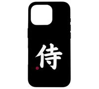 Kanji guerriero nel simbolo della lettera giapponese (sulla parte anteriore e posteriore) Custodia per iPhone 16 Pro