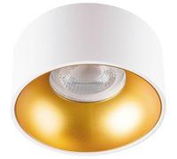 Kanlux 27576 Riti Plafoniera GU10, Par 16 Oro (opaco), Bianco opaco