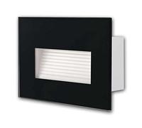 Kanlux Applique LED da esterno GLASI, colore nero, colore luce bianco caldo, 230V/3W, non dimmerabile, IP44