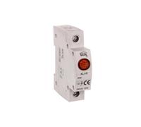 Kanlux Lampada Spia Led Presenza Rete Da Quadro Rossa Barra Din Led Kli-r