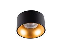 Kanlux Supporto da incasso rotondo Mini RITI GU10 nero e oro