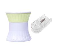 KANLVU 3 in 1 Taglia Pastiglie con Scatola di Immagazzinamento Macina Pillole, Taglia Pillole Taglio di Pillole Piccole O Pillole Grandi A metà O in Quarti(Verde)