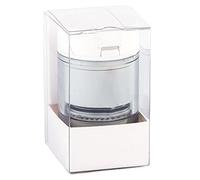 KANLVU 3 In 1 Taglia Pastiglie Per Pillole Piccole O Grandi Schiacciapillole Con Dispenser Tazza Per Bere Rimovibile Lama In Acciaio Inox Portatile Schiacciapillole(Bianca)