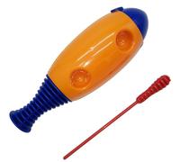 KANLVU GüIro Plastica Percussione Latina Strumento Con Raschietto, A Forma Di Pesce Strumento Guiro Professionale Accompagnamento Per Banda Martello Di Sabbia