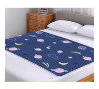 KANLVU Lavabili Traverse Letto Anziani Per Adulti Assorbenza Telo Impermeabile Letto Per Costretti A Letto E Cure Post-Chirurgiche Riutilizzabili Assorbenti Per Incontinenza Da Letto(150x200cm,Planet-